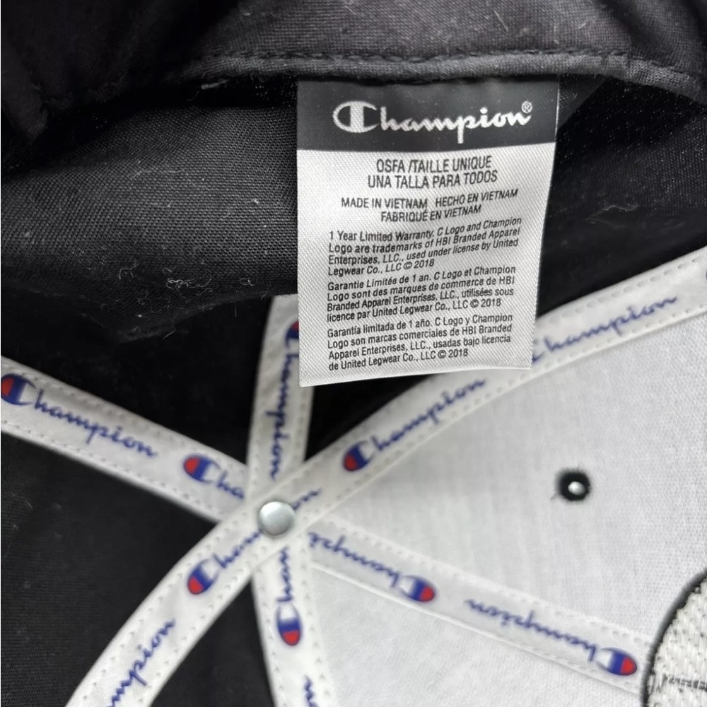 Champion Men Space Patch Baseball Cap Hat snapback 2018 Preloved - Picture 6 of 7